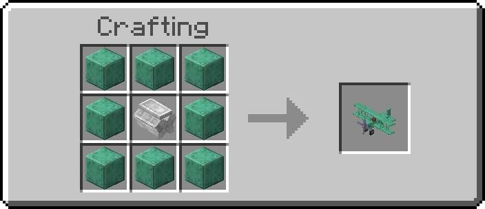 Полностью окисленный самолет