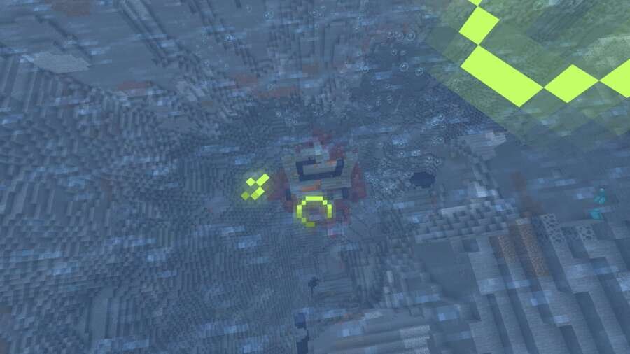 Разрушенный портал на дне озера