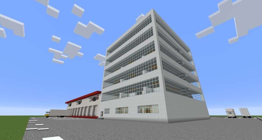 Огромный склад вид сзади 2