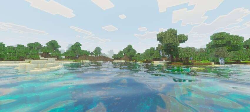 Реалистичный вид воды