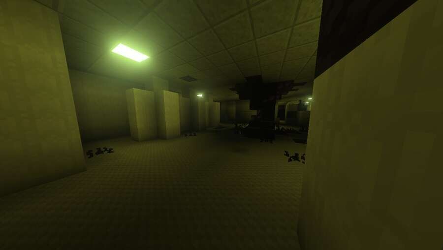 Жуткое место с желтыми стенами