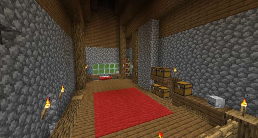 Каменная база вид внутри 3