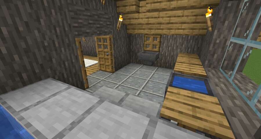 Уютный особняк из дерева вид внутри 4