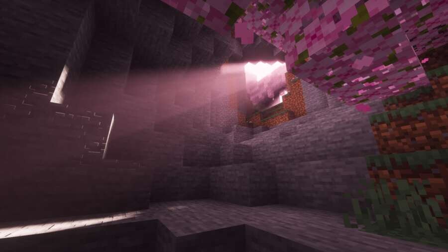 Луч света в пещере