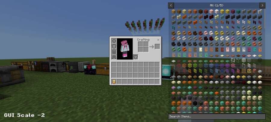 Прозрачный стиль меню