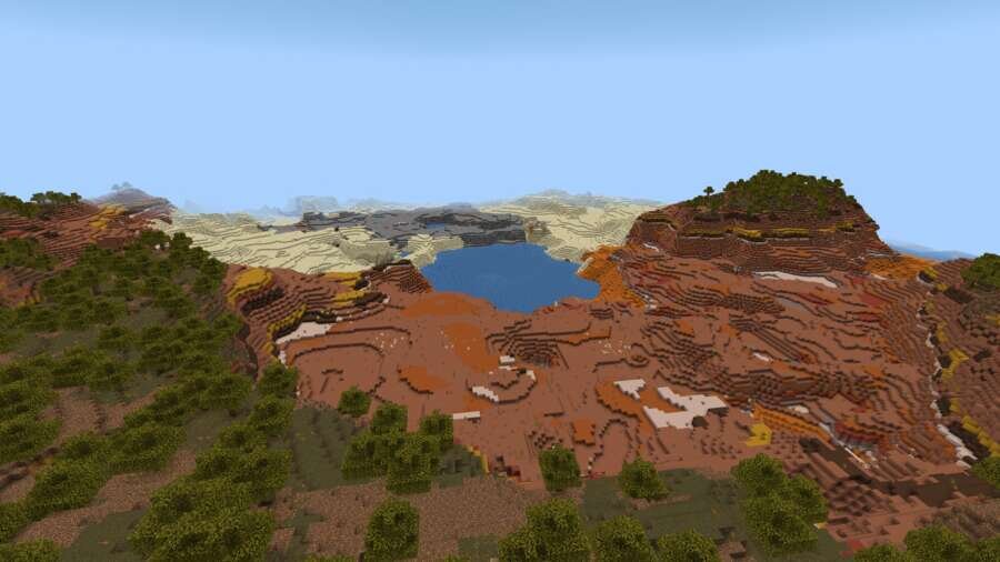 Как выглядит озеро на пересечении биомов