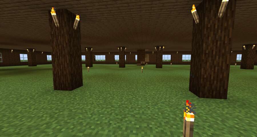 Четырехэтажный дом вид внутри