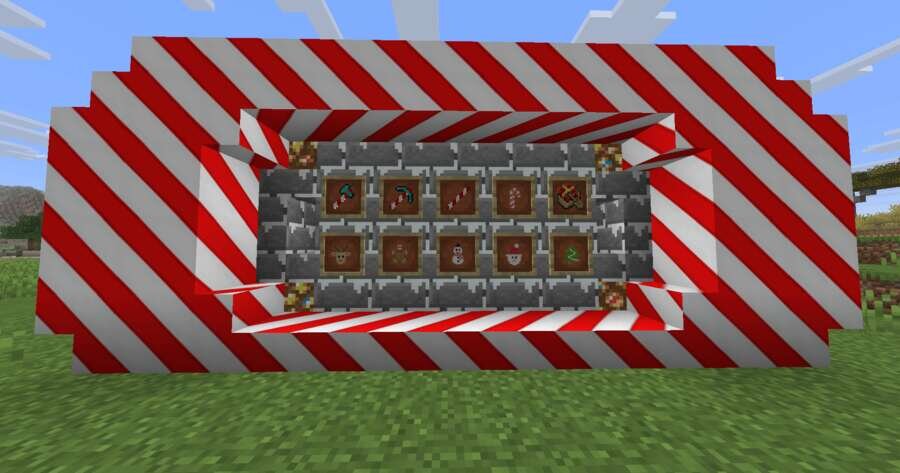 Все праздничные элементы дополнения