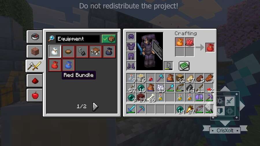 Красный мешочек