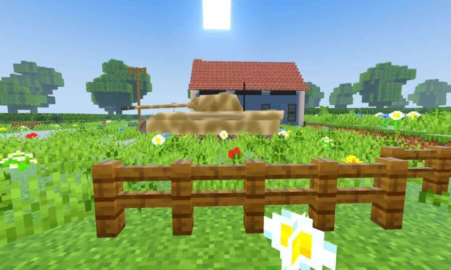 Боевой танк в игре