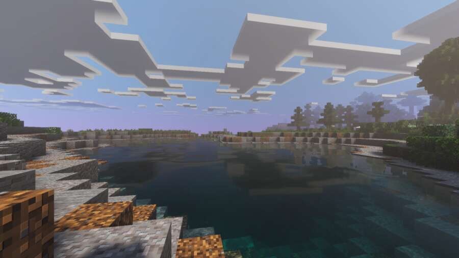 Кубические облака в игре