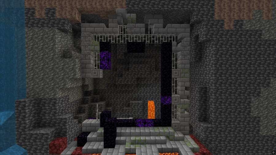 Разрушенный портал вид спереди