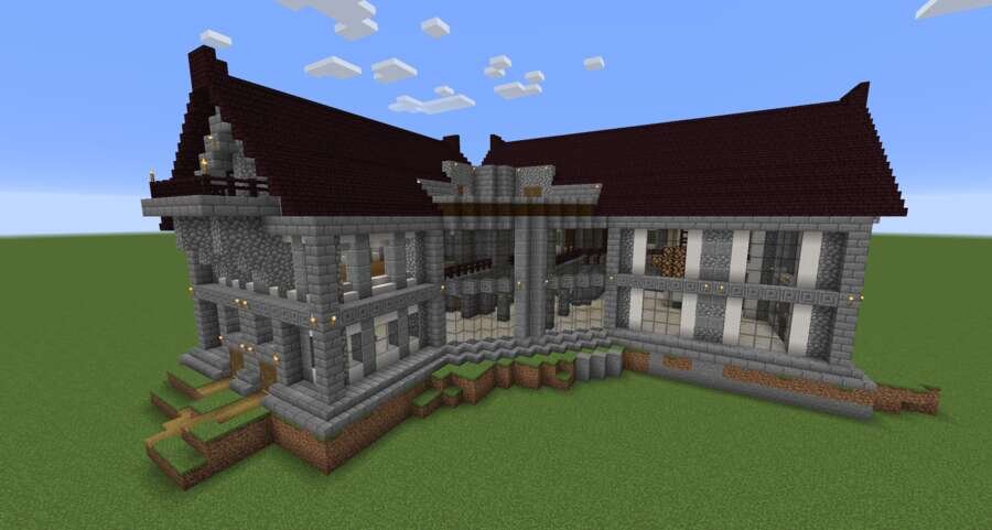 Каменная база вид спереди