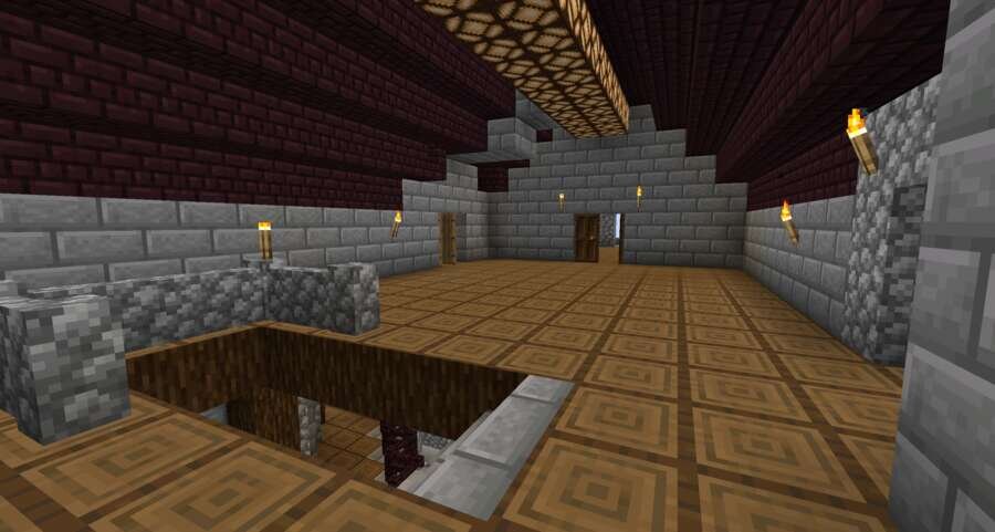 Каменная база вид внутри 3