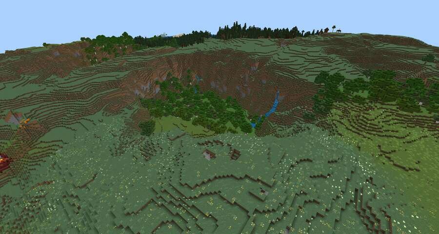 Как выглядит равнина среди высоких гор 2