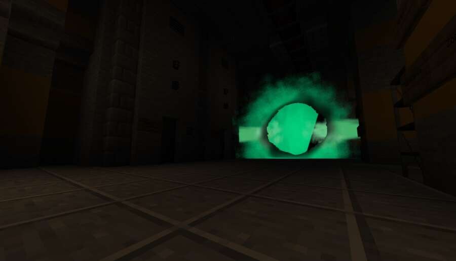 Зеленое облако газа