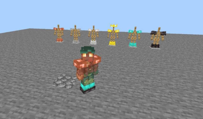 Минималистичный вид брони