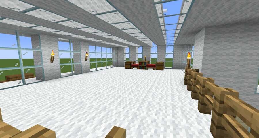 Светлая база вид внутри 3