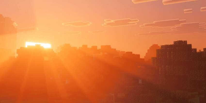 Лесной закат