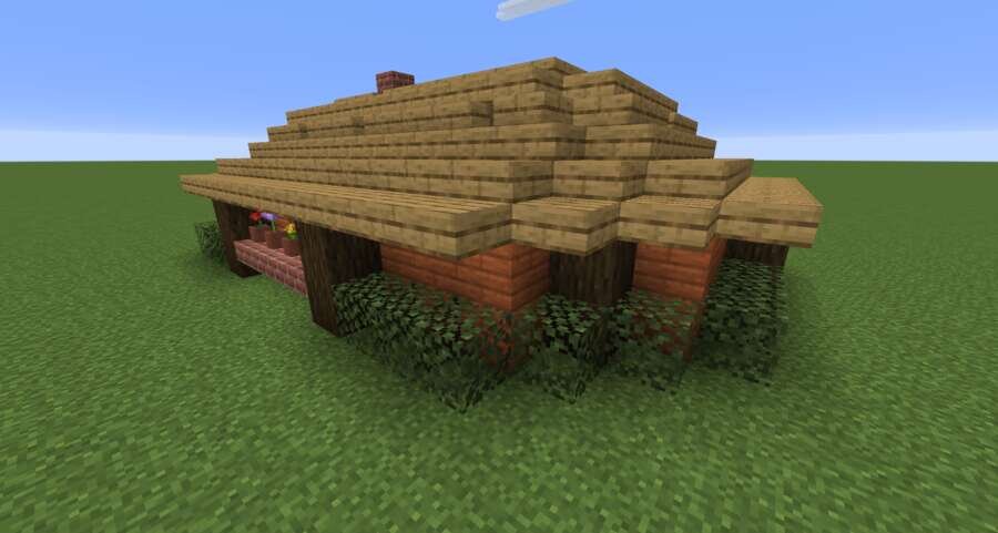 Мини-домик вид спереди