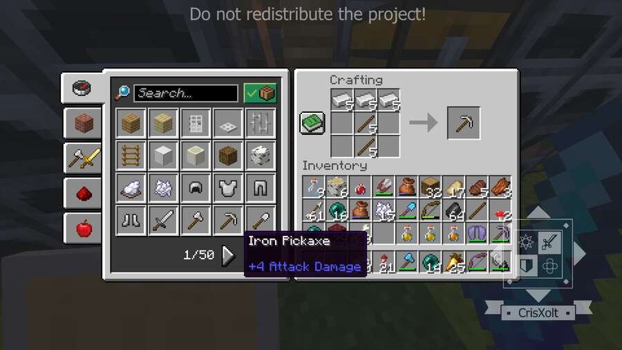 Крафт Железной кирки