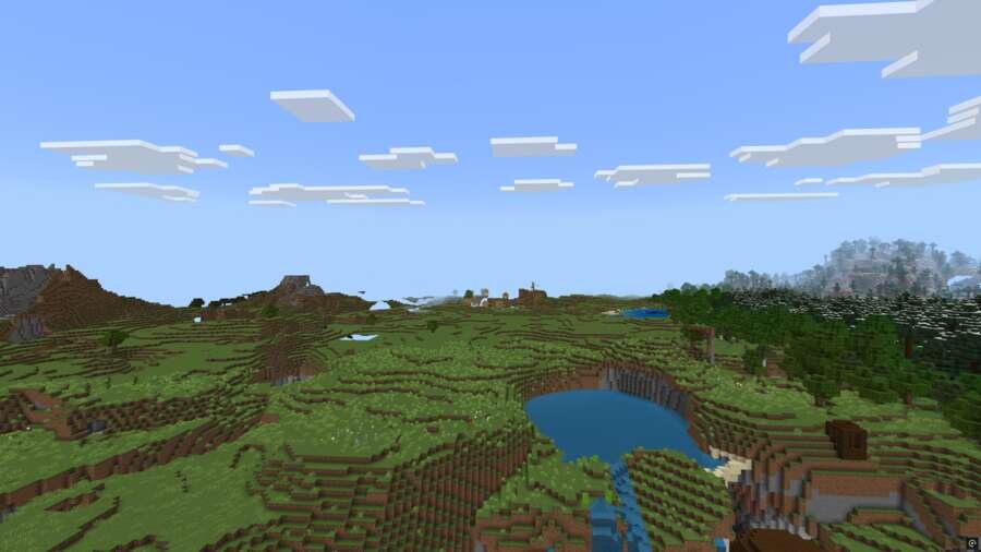 Как выглядит поляна рядом с ущельем