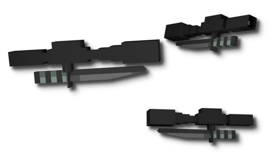 Тактический нож с оптическим прицелом