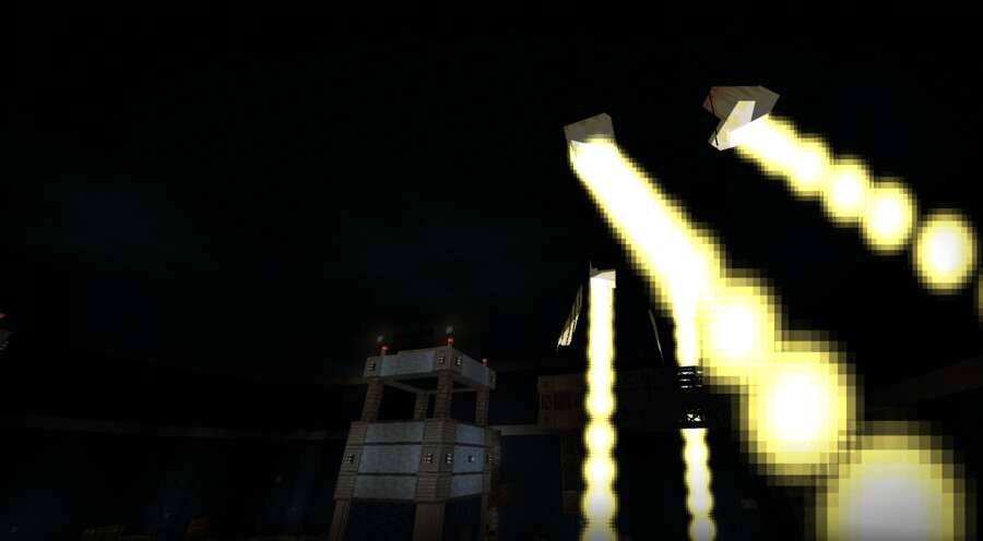 Свет от летательного аппарата