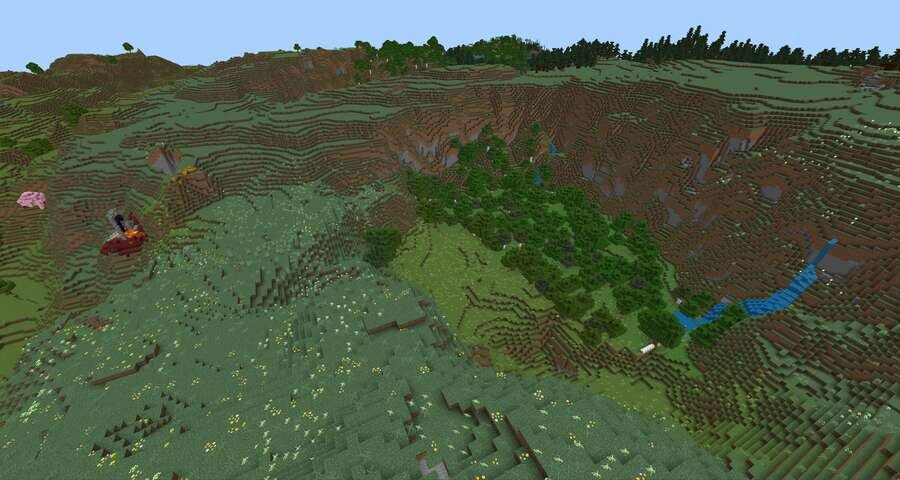 Как выглядит равнина среди высоких гор