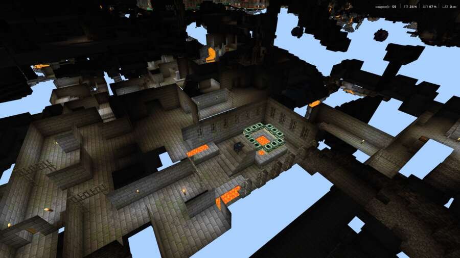 Вид на портал Подземную крепость