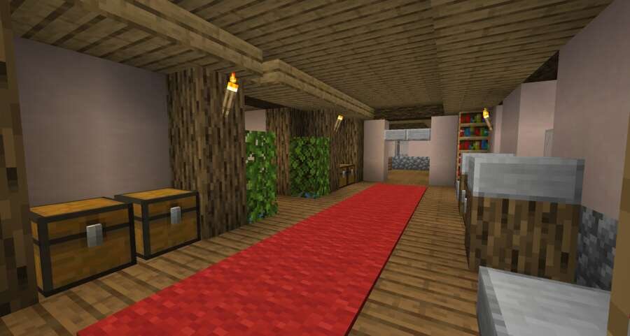 Кирпичное жилище вид внутри