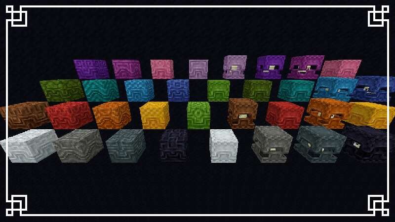 Разноцветные блоки Края