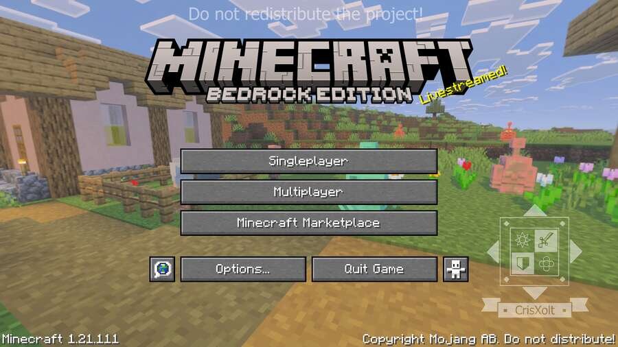 Главное меню игры