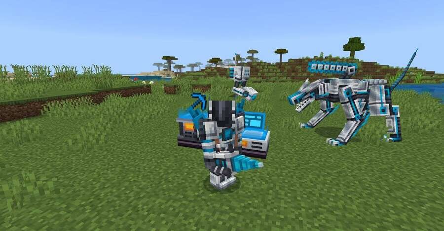 Синие питомцы