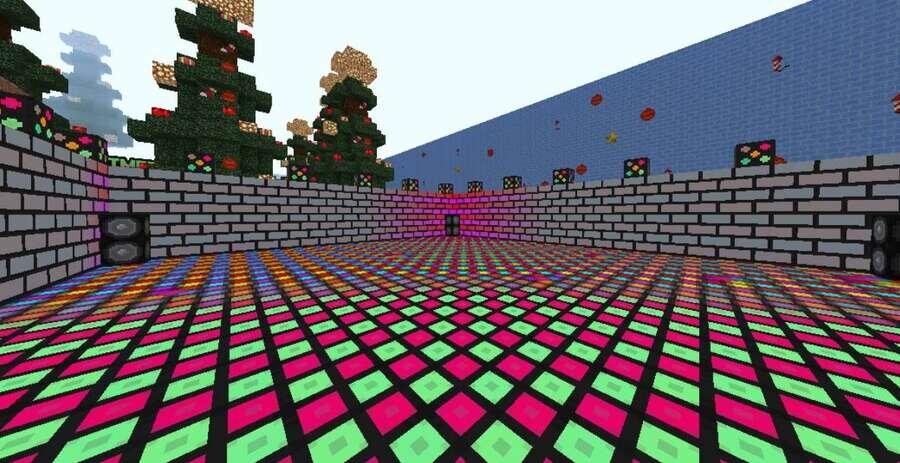 Разноцветный пол