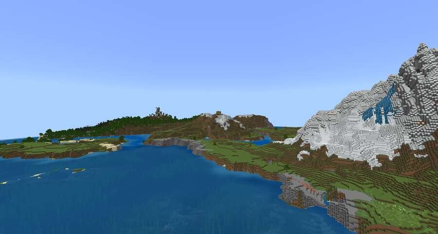 Как выглядит деревушка на горе