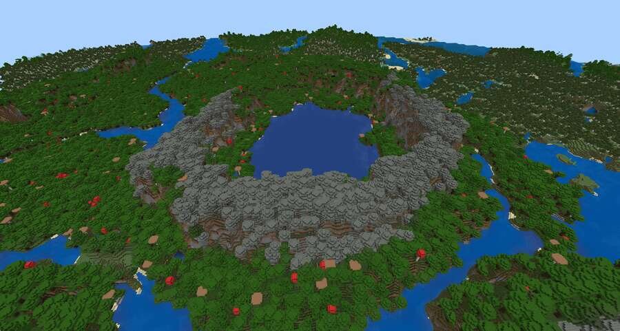 Реки, Бледный сад и большое озеро посреди мира