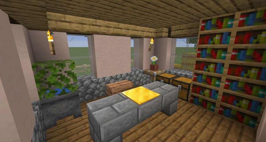 Кирпичное жилище вид внутри 2