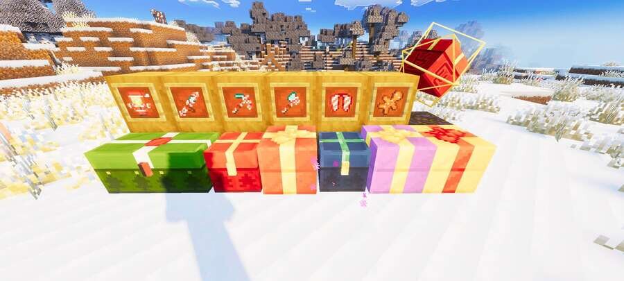 Подарки и новогодние блоки