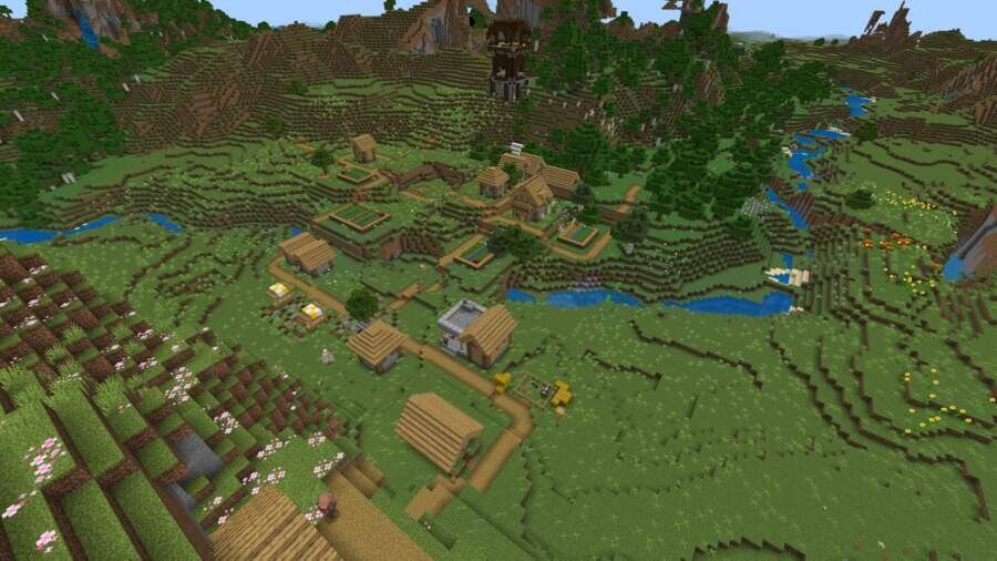 Как выглядит деревушка сверху