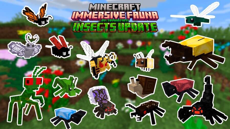 Различные насекомые