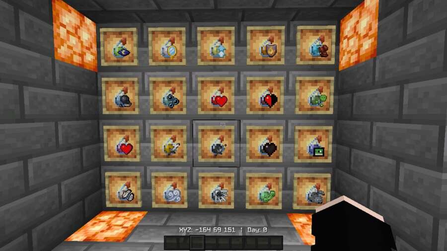 Зелья в Рамках для предметов