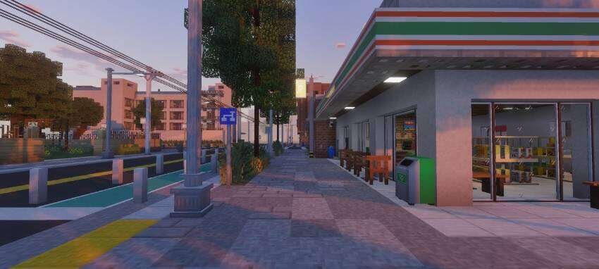 Жилой район в игре