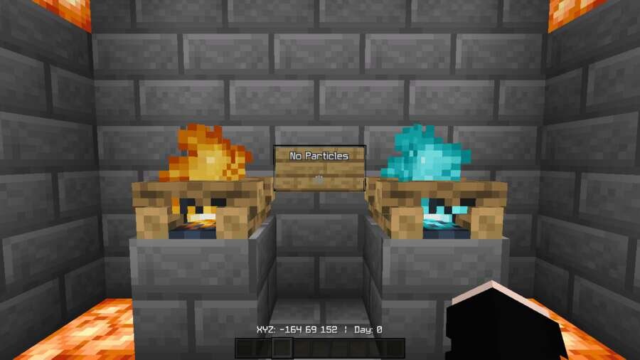 Отключение частиц Огня