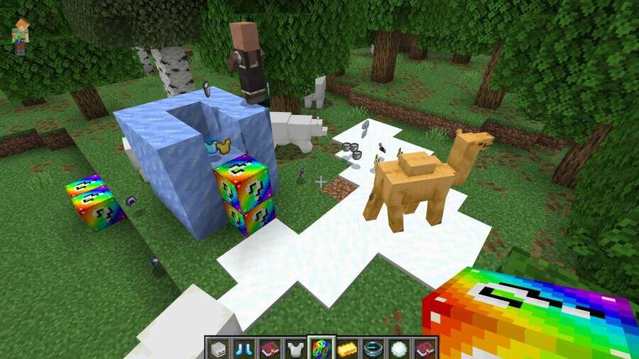 Блоки удачи в игре