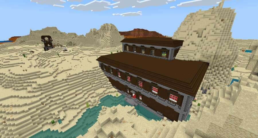 Как выглядит Лесной особняк сзади