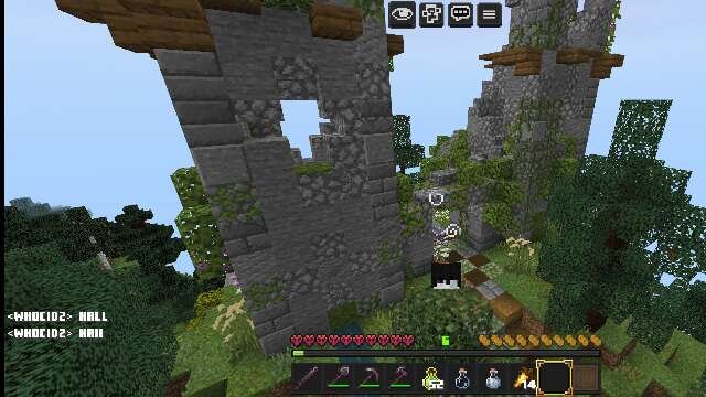 Каменная стена в игре