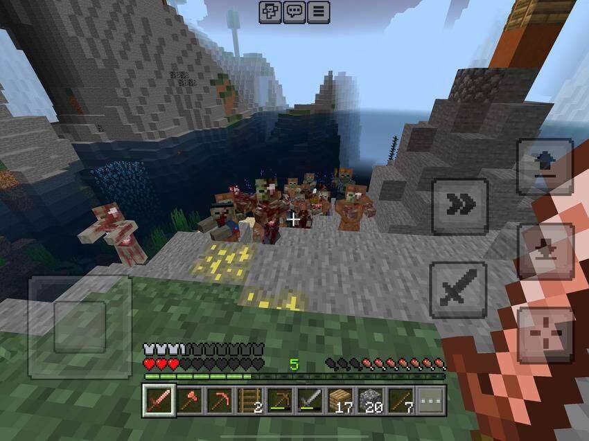 Атака орды Зомби