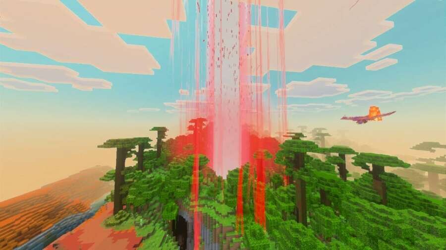 Огромный луч из Пушки