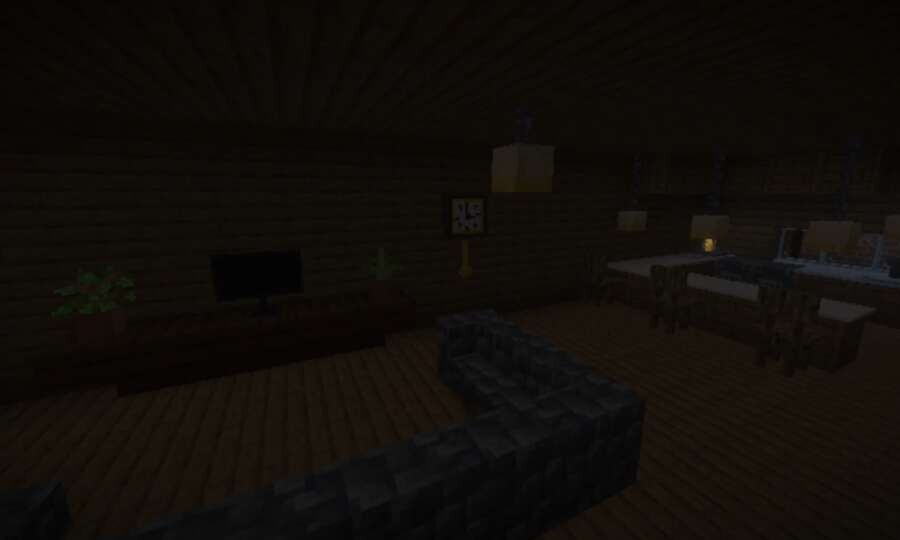 Очень темная комната